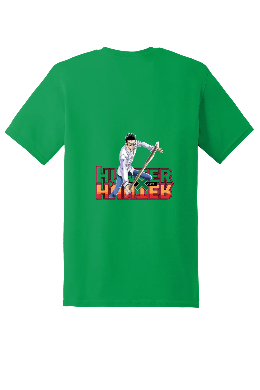 Hunter x Hunter Tee No. 238, Irish Green, back print