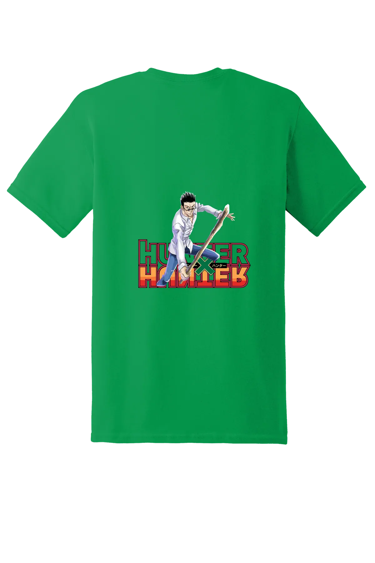 Hunter x Hunter Tee No. 238, Irish Green, back print