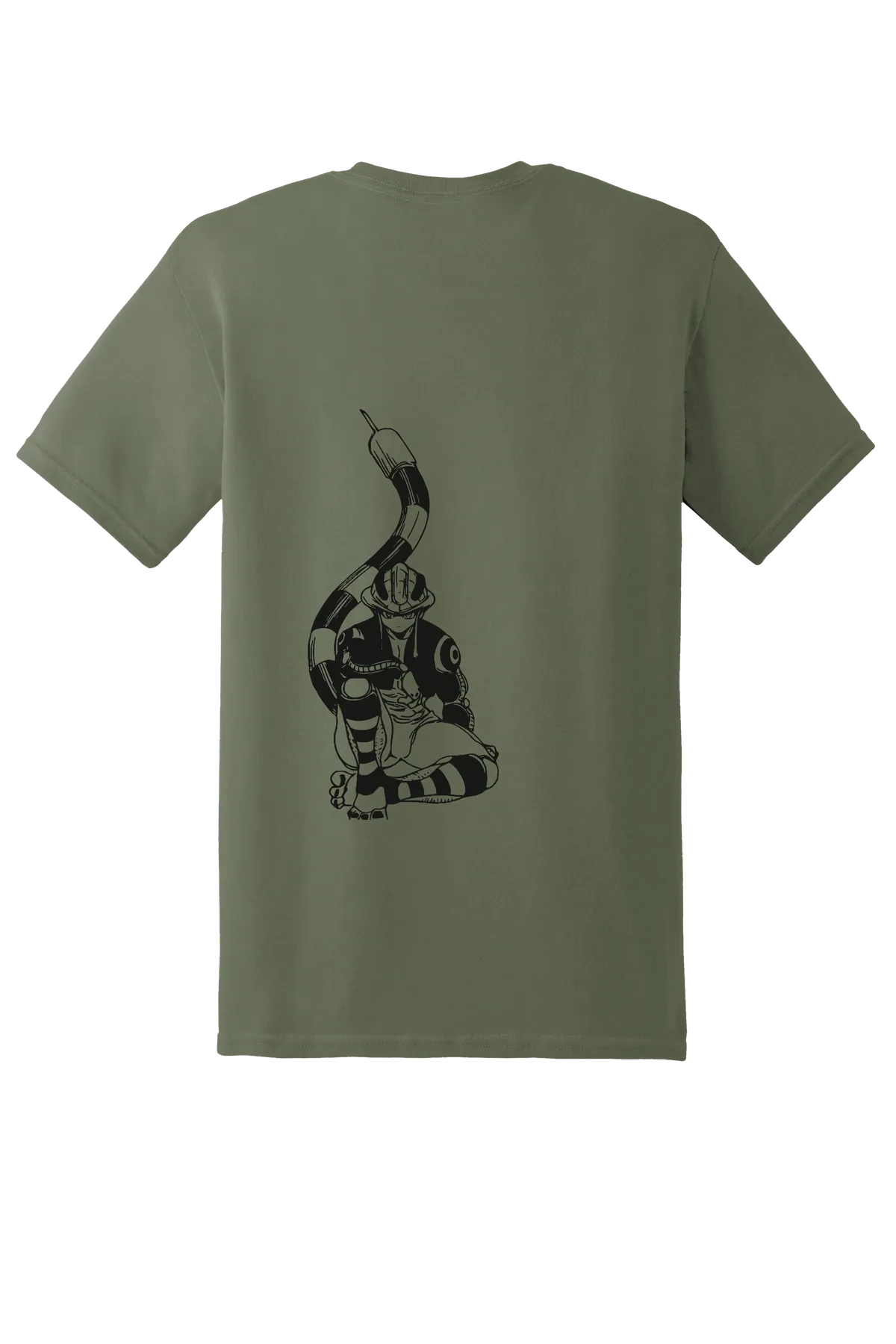 Hunter x Hunter Tee No. 242, Military Green, back print