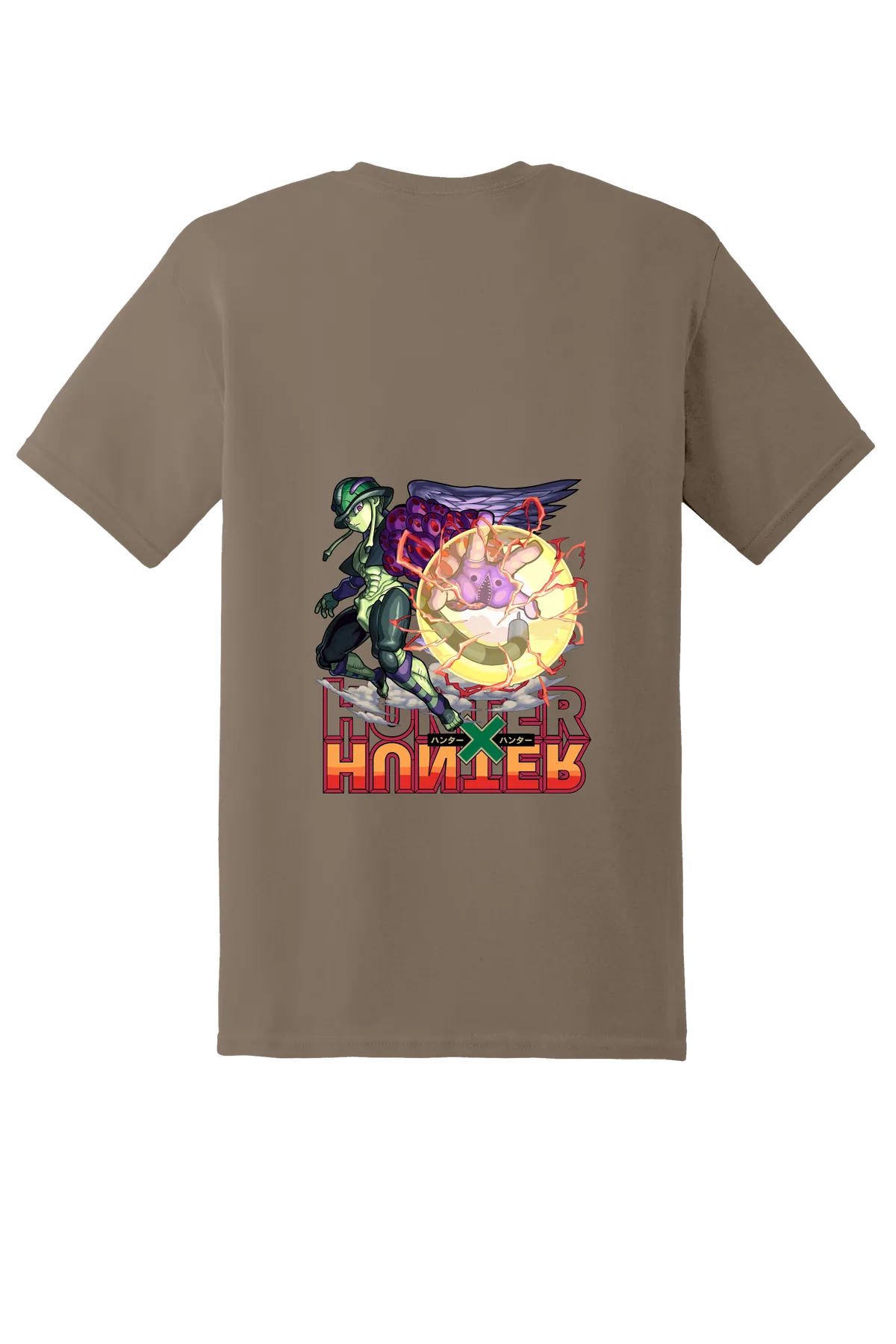 Hunter x Hunter Tee No. 243, Brown Savana, back print