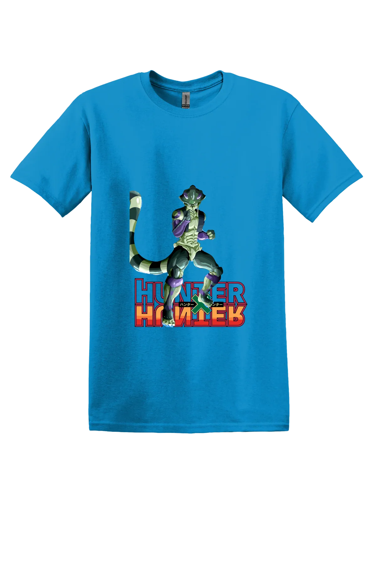 Hunter x Hunter Tee No. 247, Sapphire, front print