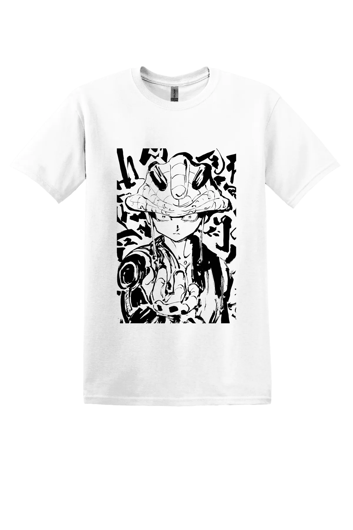 Hunter x Hunter Tee No. 250, White, front print