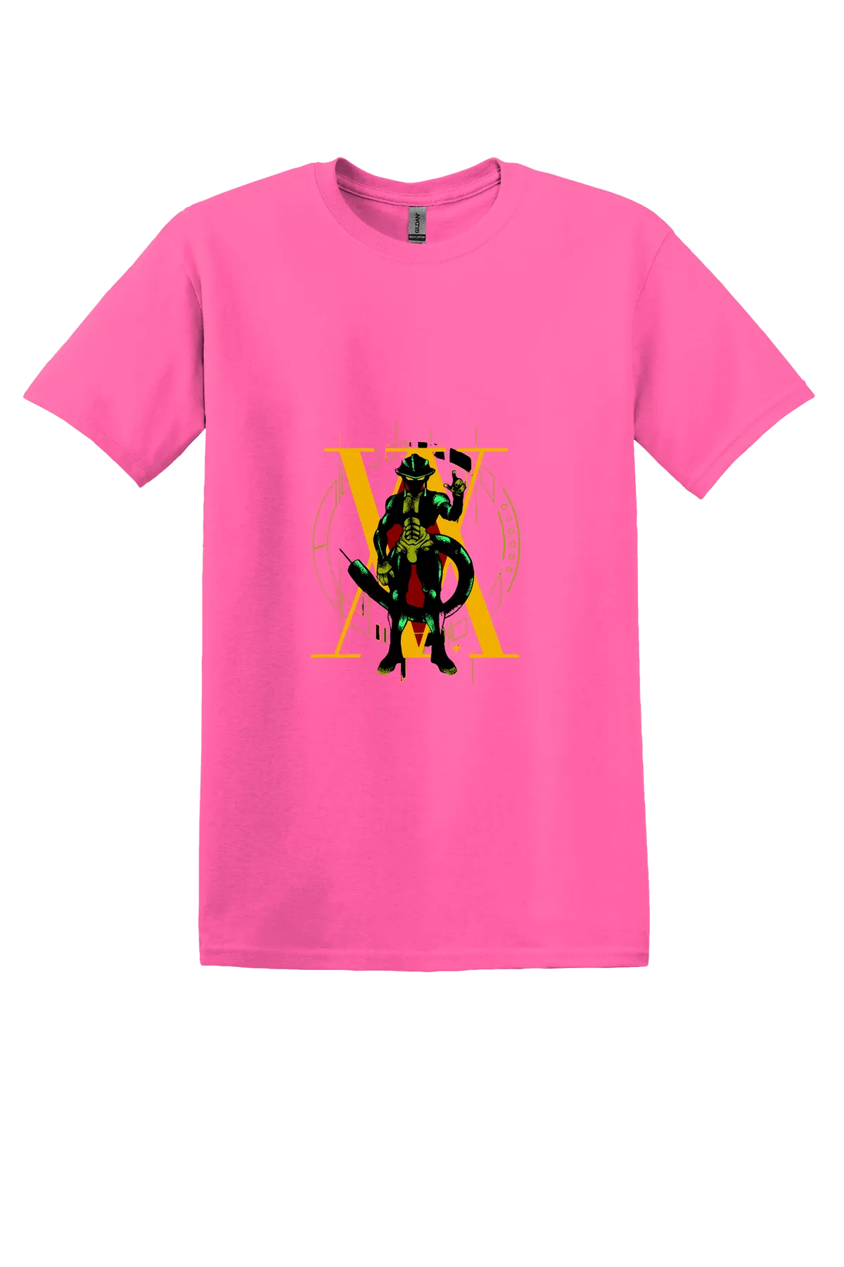 Hunter x Hunter Tee No. 251, Safety Pink, front print