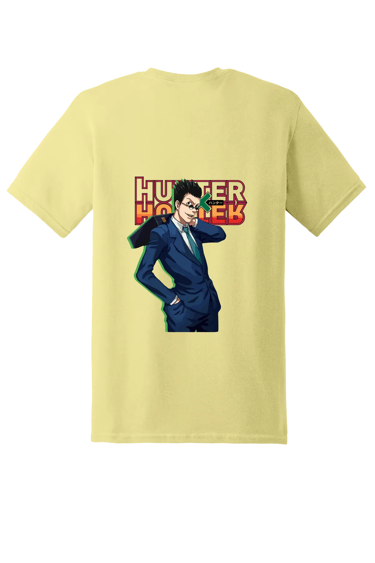 Hunter x Hunter Tee No. 253, Corn Silk, back print