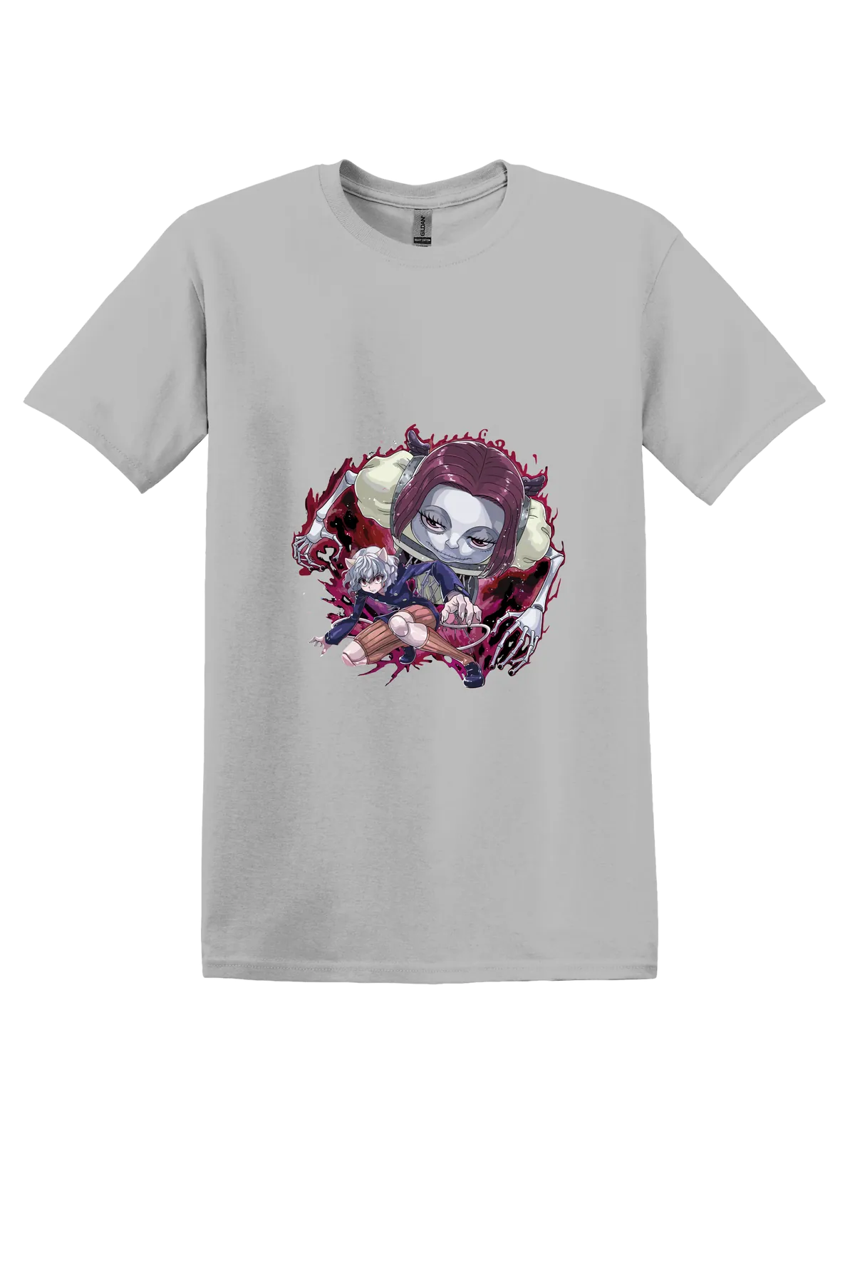 Hunter x Hunter Tee No. 258, Ice Grey, front print