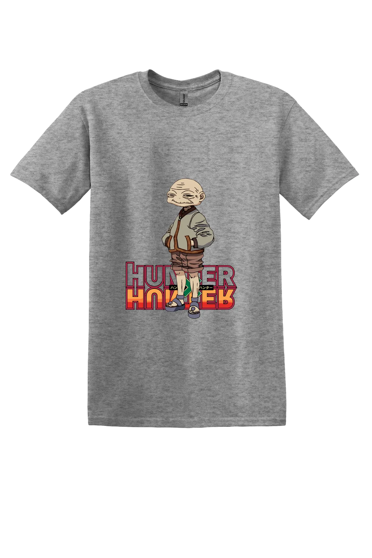 Hunter x Hunter Tee No. 264, Graphite Heather, front print
