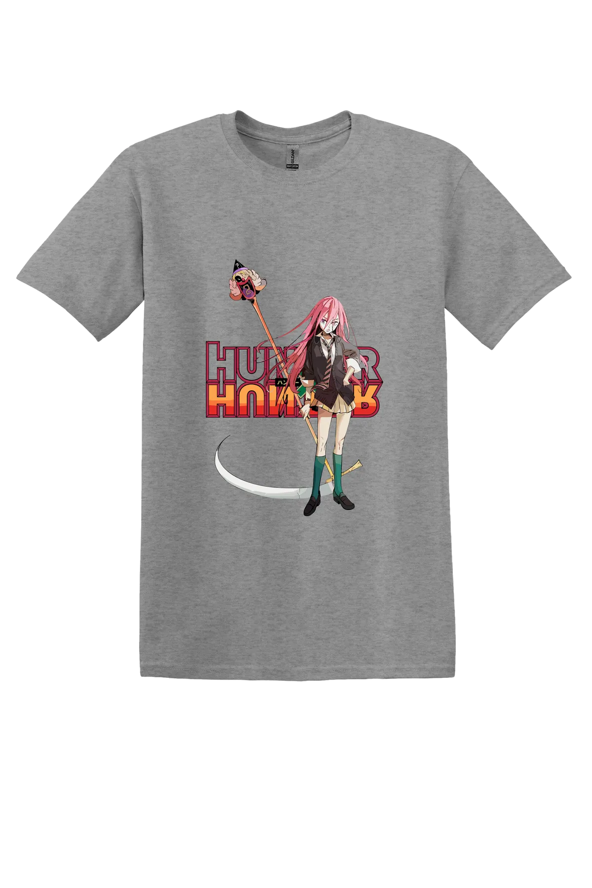 Hunter x Hunter Tee No. 266, Sport Grey, front print