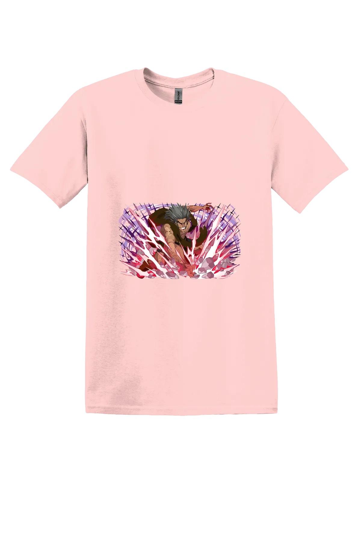 Hunter x Hunter Tee No. 275, Light Pink, front print