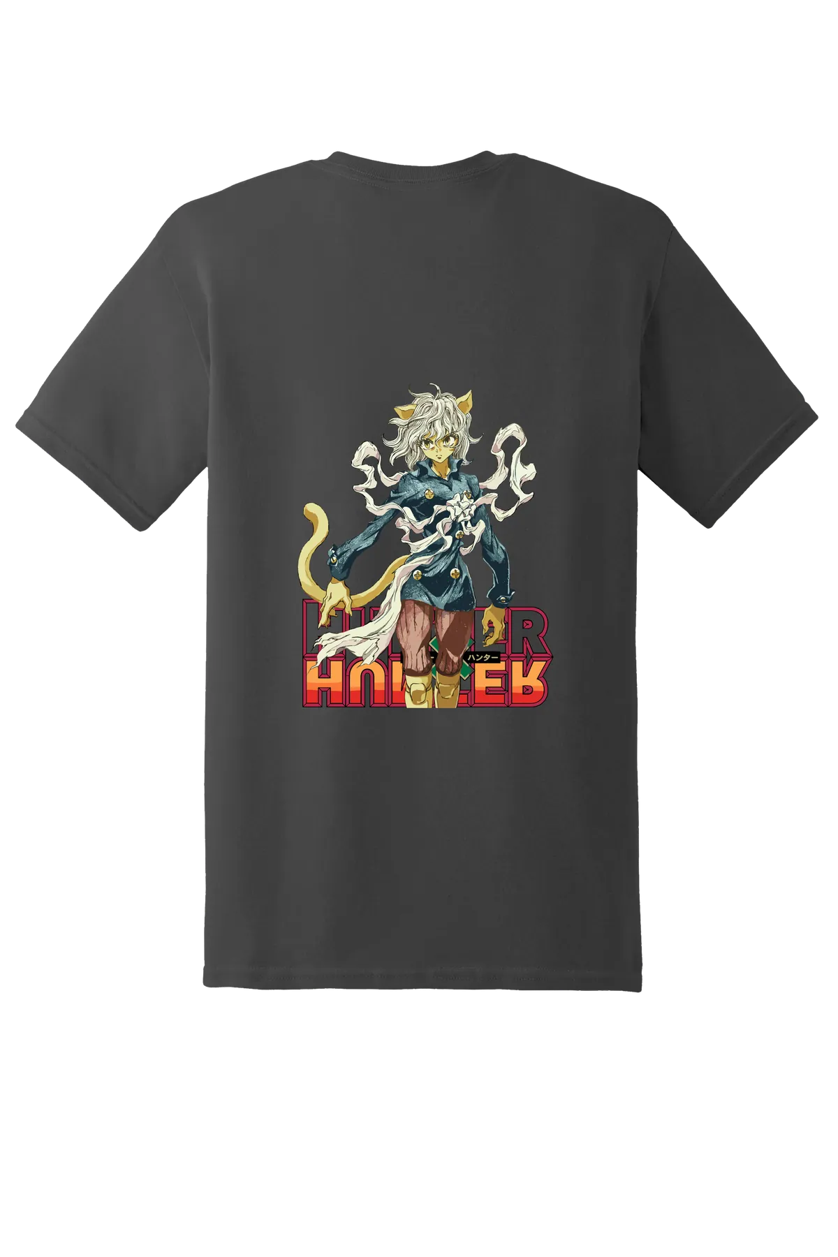Hunter x Hunter Tee No. 277, Charcoal, back print