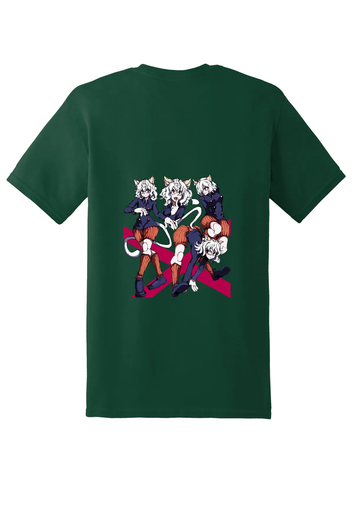 Hunter x Hunter Tee No. 284, Forest  Green, back print