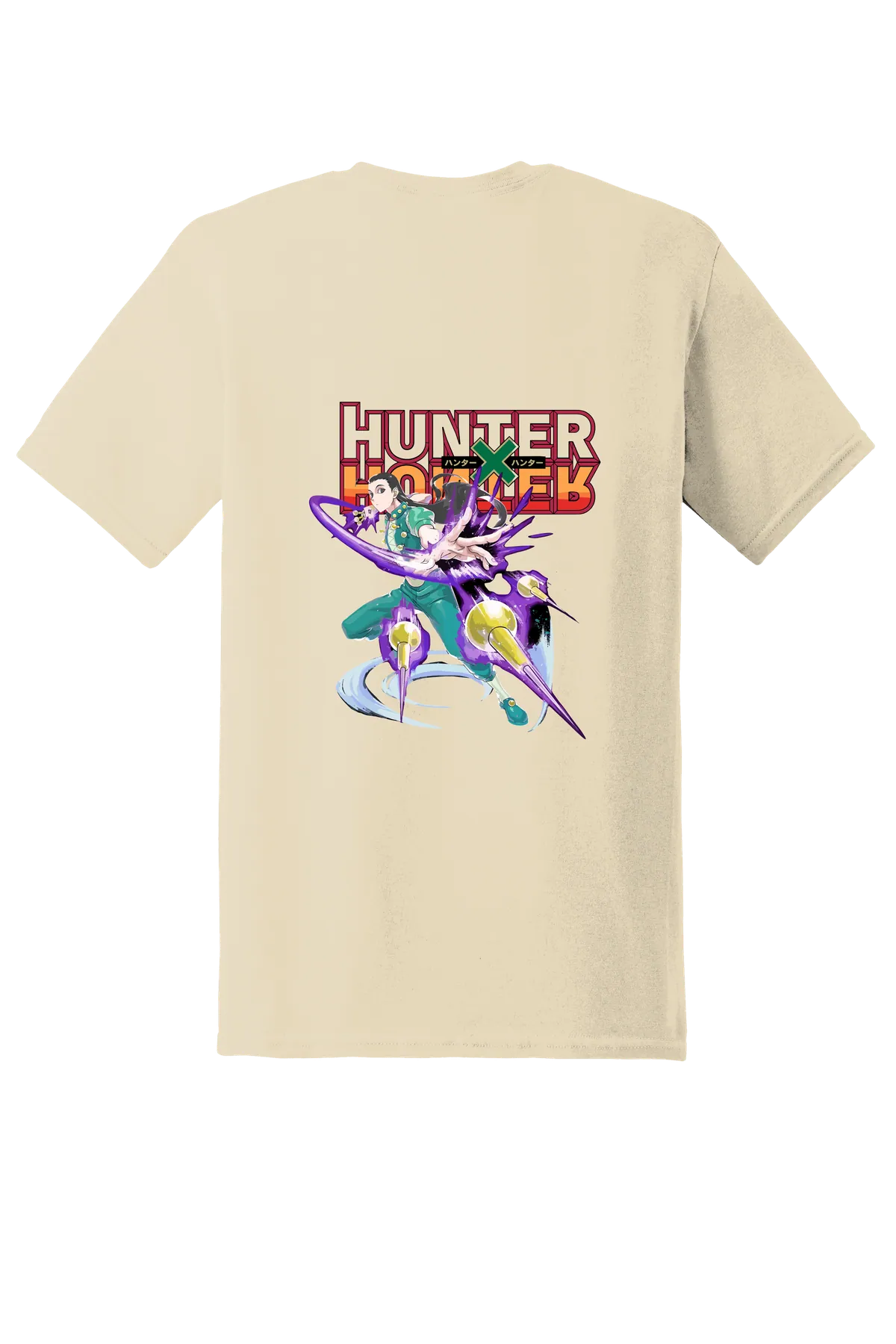 Hunter x Hunter Tee No. 290, Sand, back print