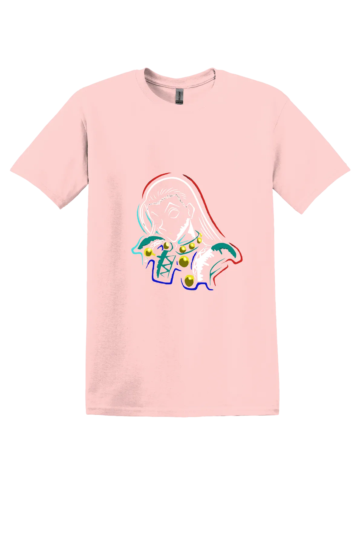 Hunter x Hunter Tee No. 293, Light Pink, front print