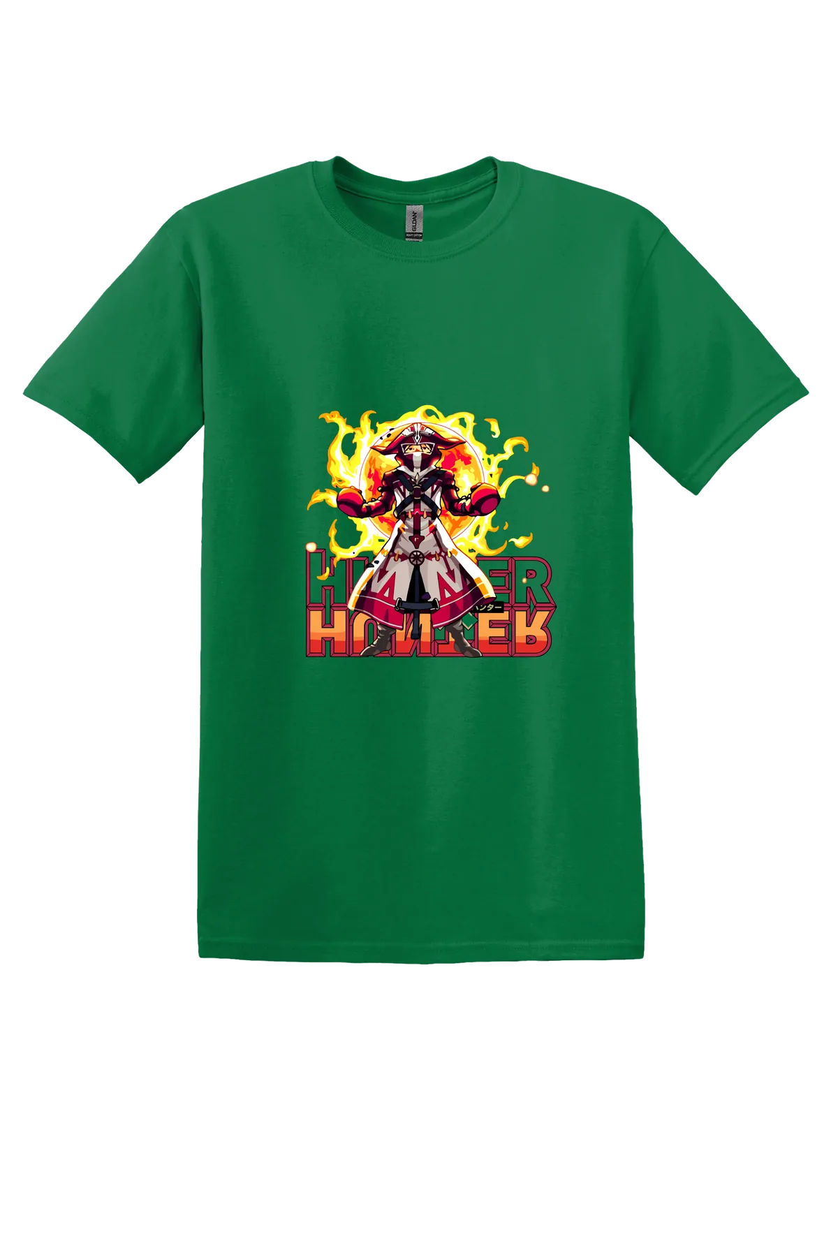 Hunter x Hunter Tee No. 295, Turf Green, front print
