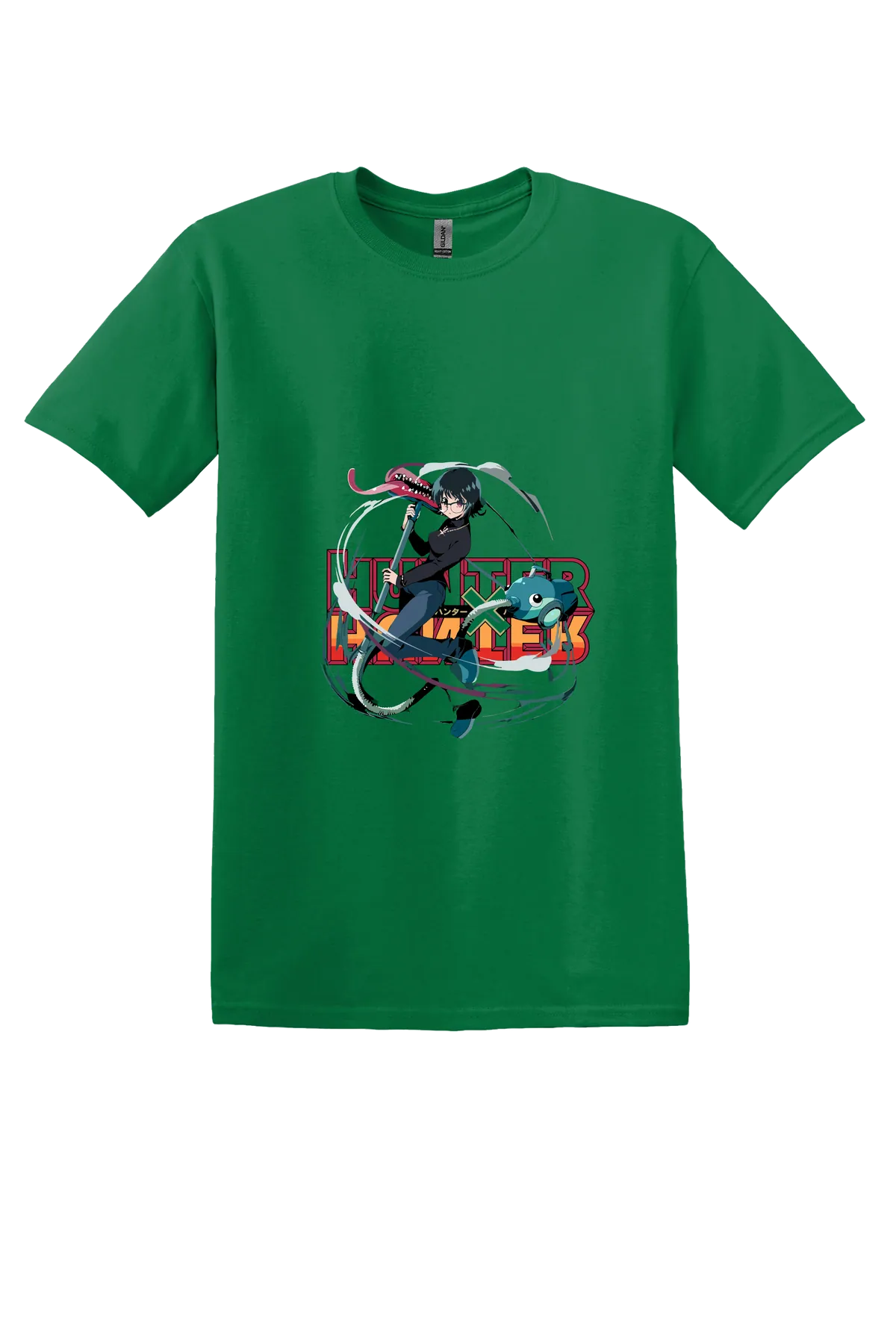 Hunter x Hunter Tee No. 318, Turf Green, front print