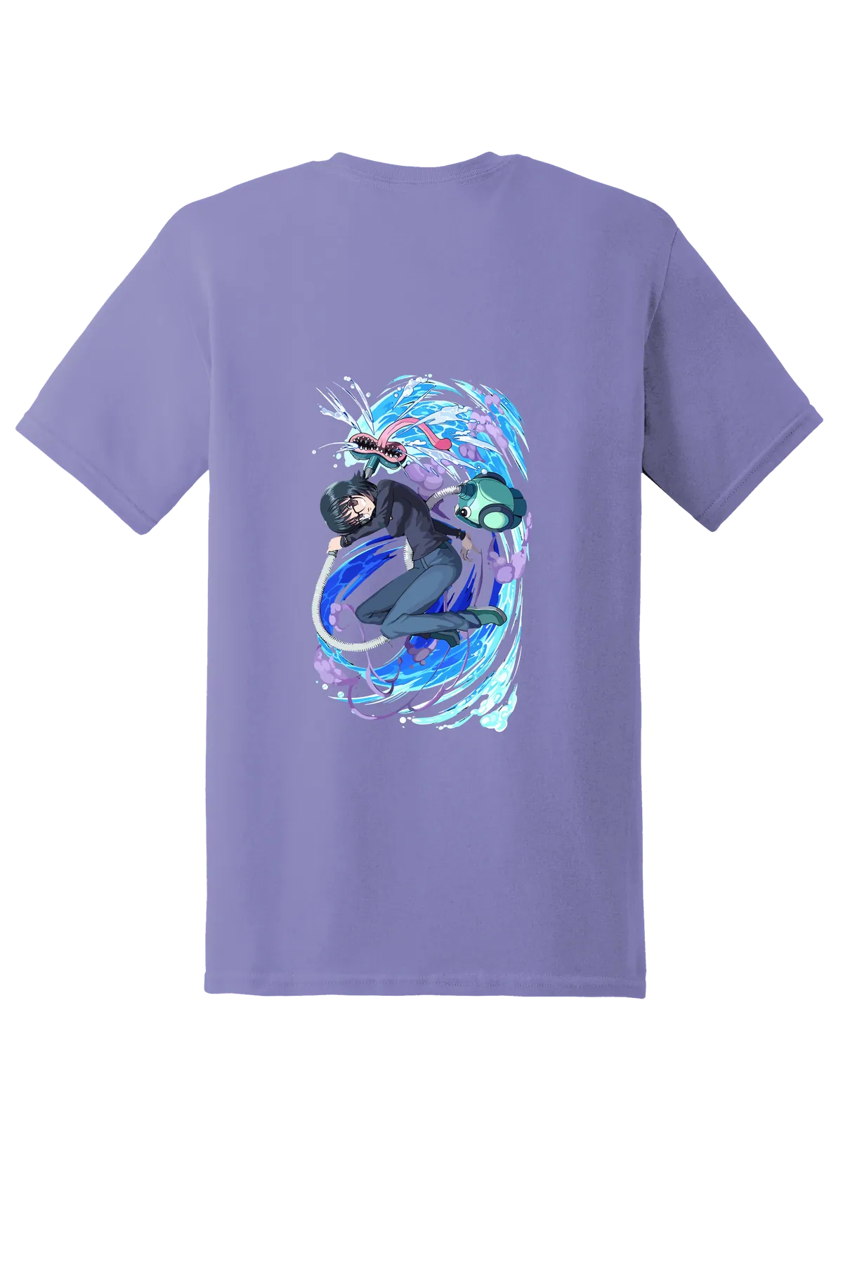 Hunter x Hunter Tee No. 320, Violet, back print