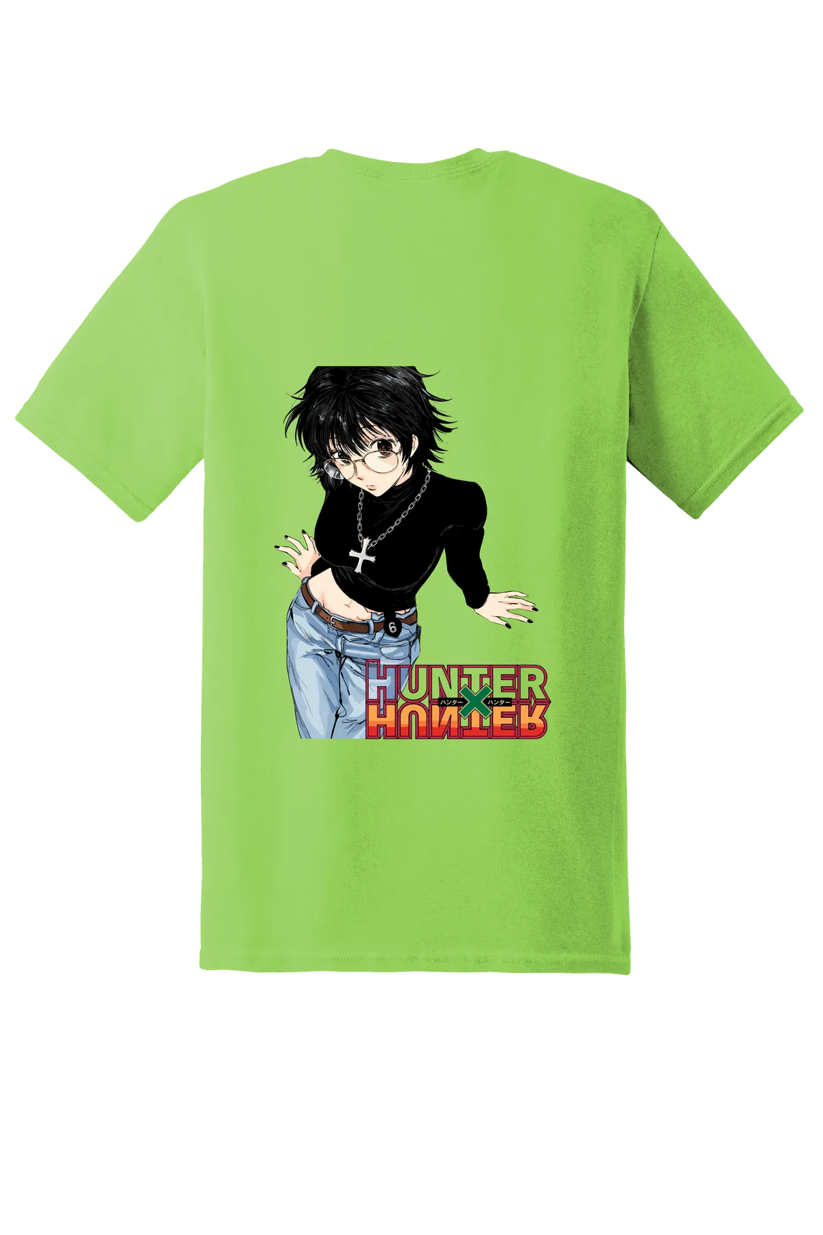 Hunter x Hunter Tee No. 323, Lime, back print