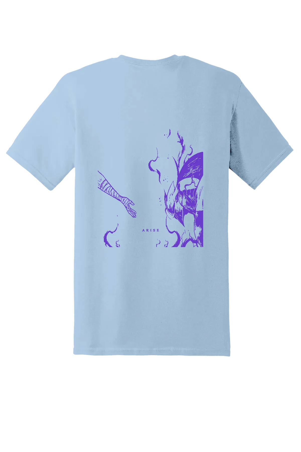 Hunter x Hunter Tee No. 33, Light Blue, back print