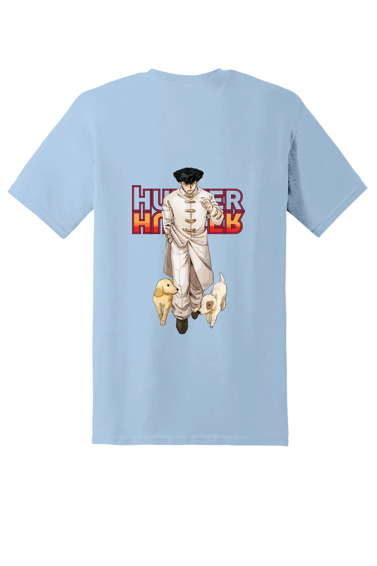 Hunter x Hunter Tee No. 338, Light Blue, back print