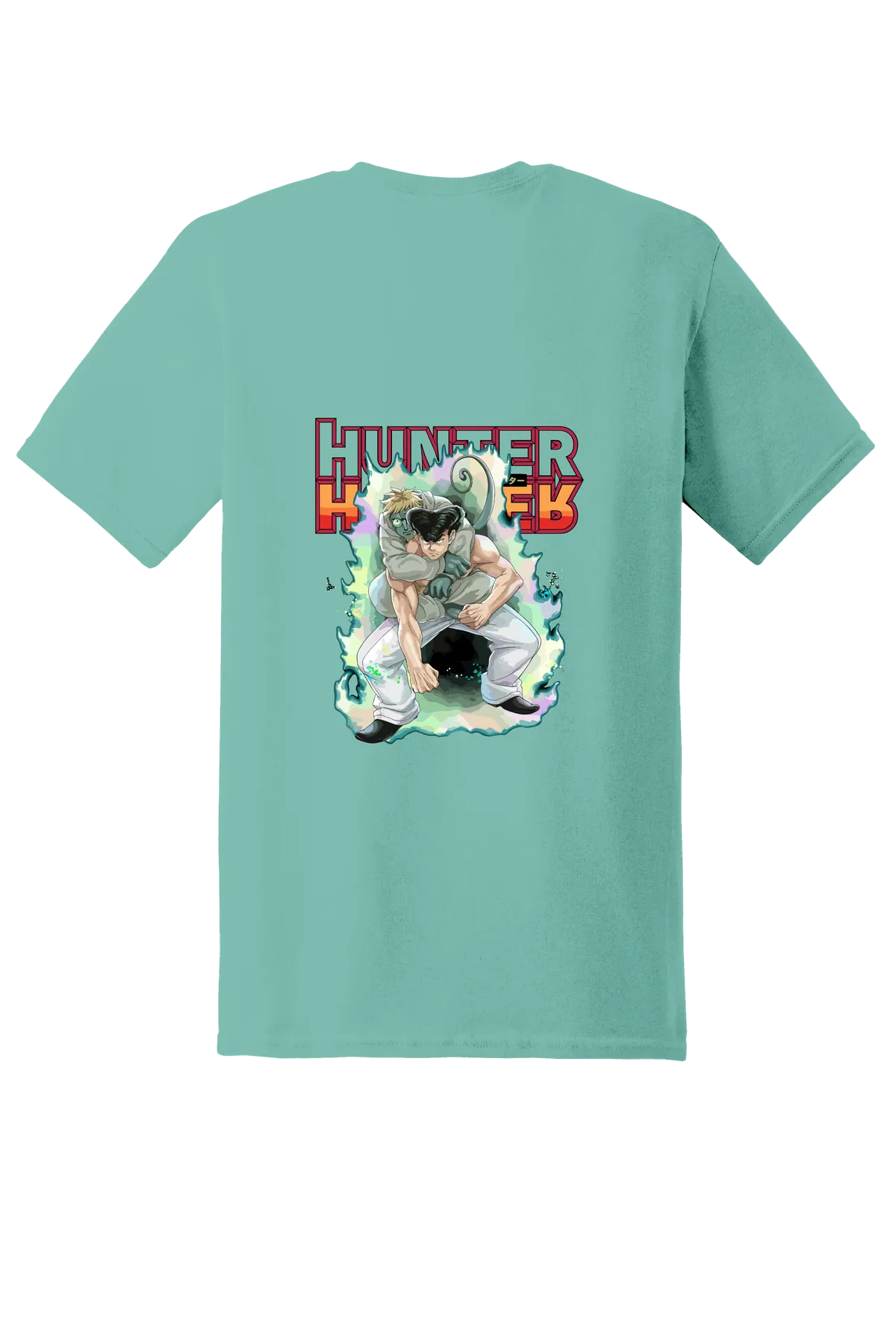 Hunter x Hunter Tee No. 339, Aquatic, back print