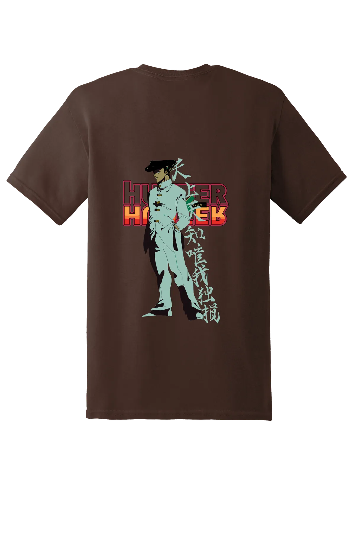Hunter x Hunter Tee No. 342, Dark Chocolate, back print
