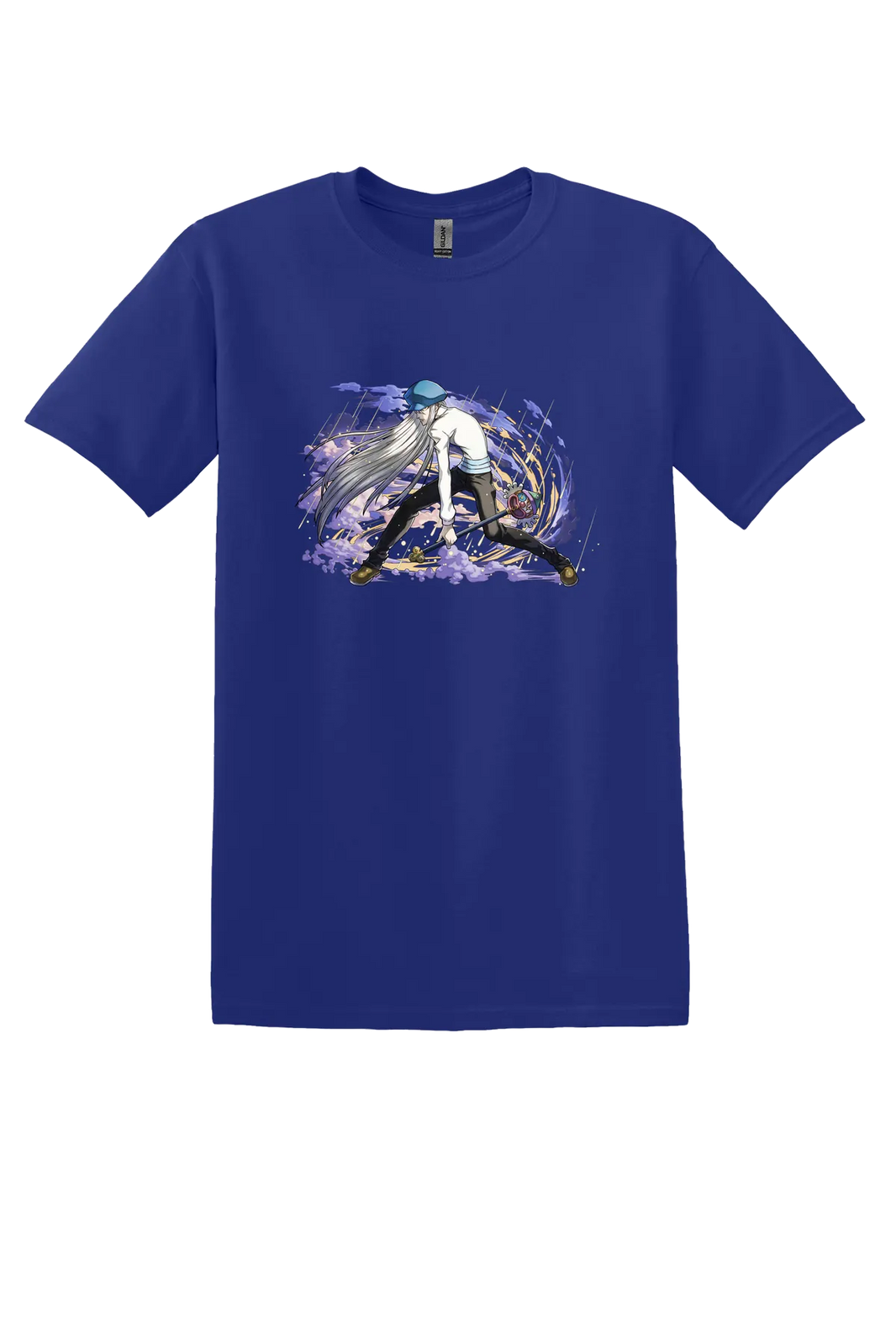 Hunter x Hunter Tee No. 347, Cobalt Purple, front print