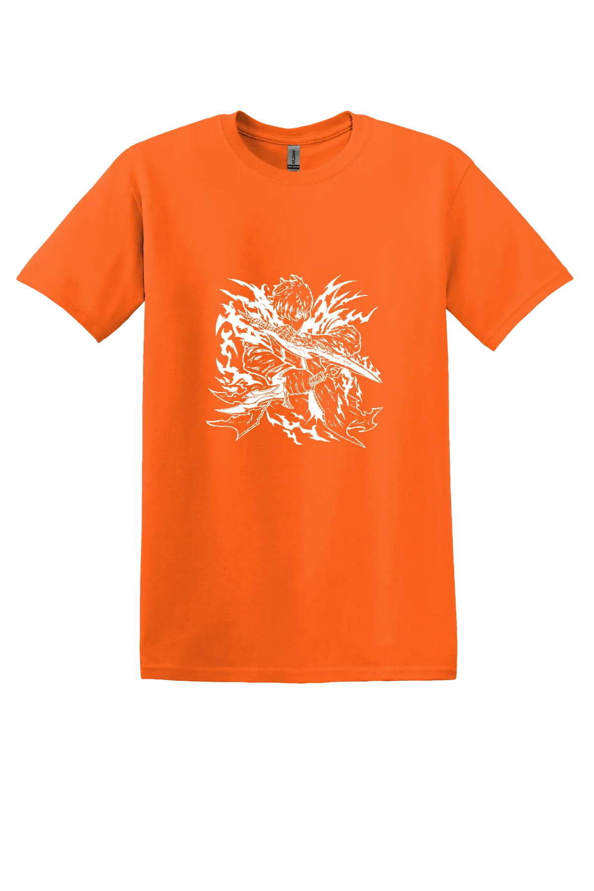 Hunter x Hunter Tee No. 40, Safety Orange, front print