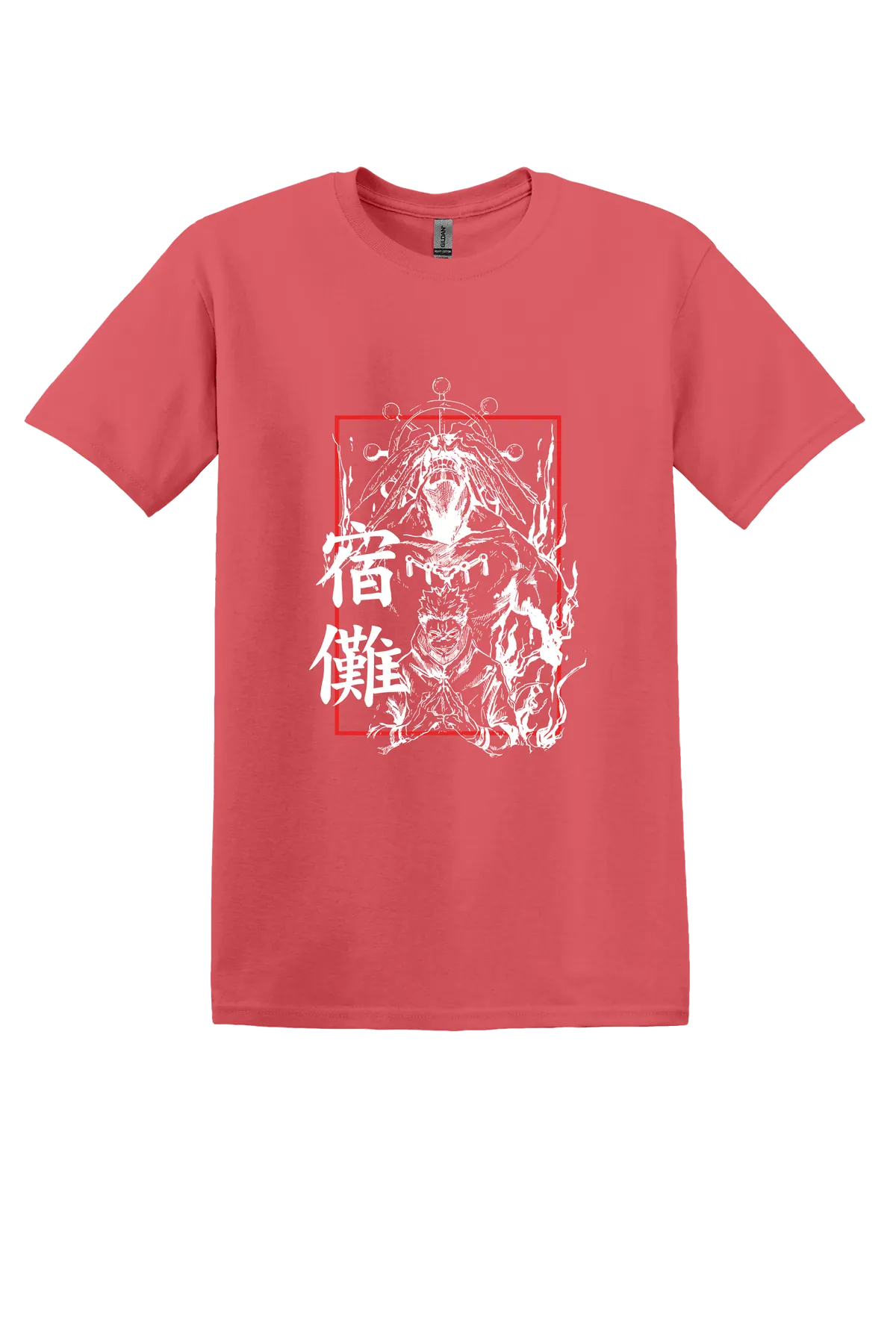 Hunter x Hunter Tee No. 56, Coral Silk, front print