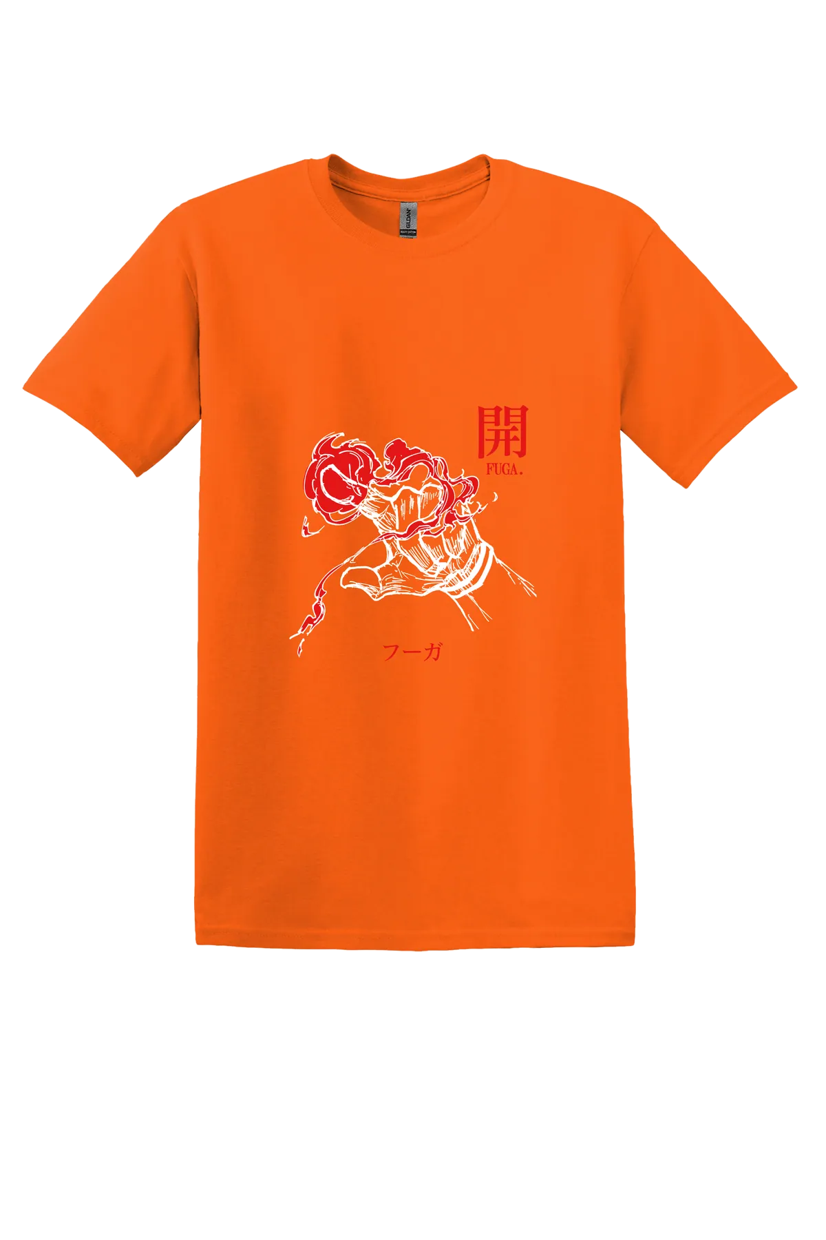 Hunter x Hunter Tee No. 61, Orange, front print