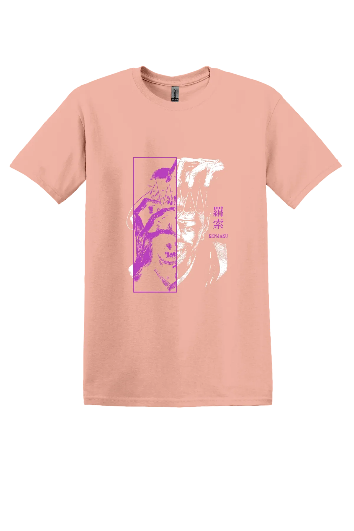 Hunter x Hunter Tee No. 62, Dusty Rose, front print