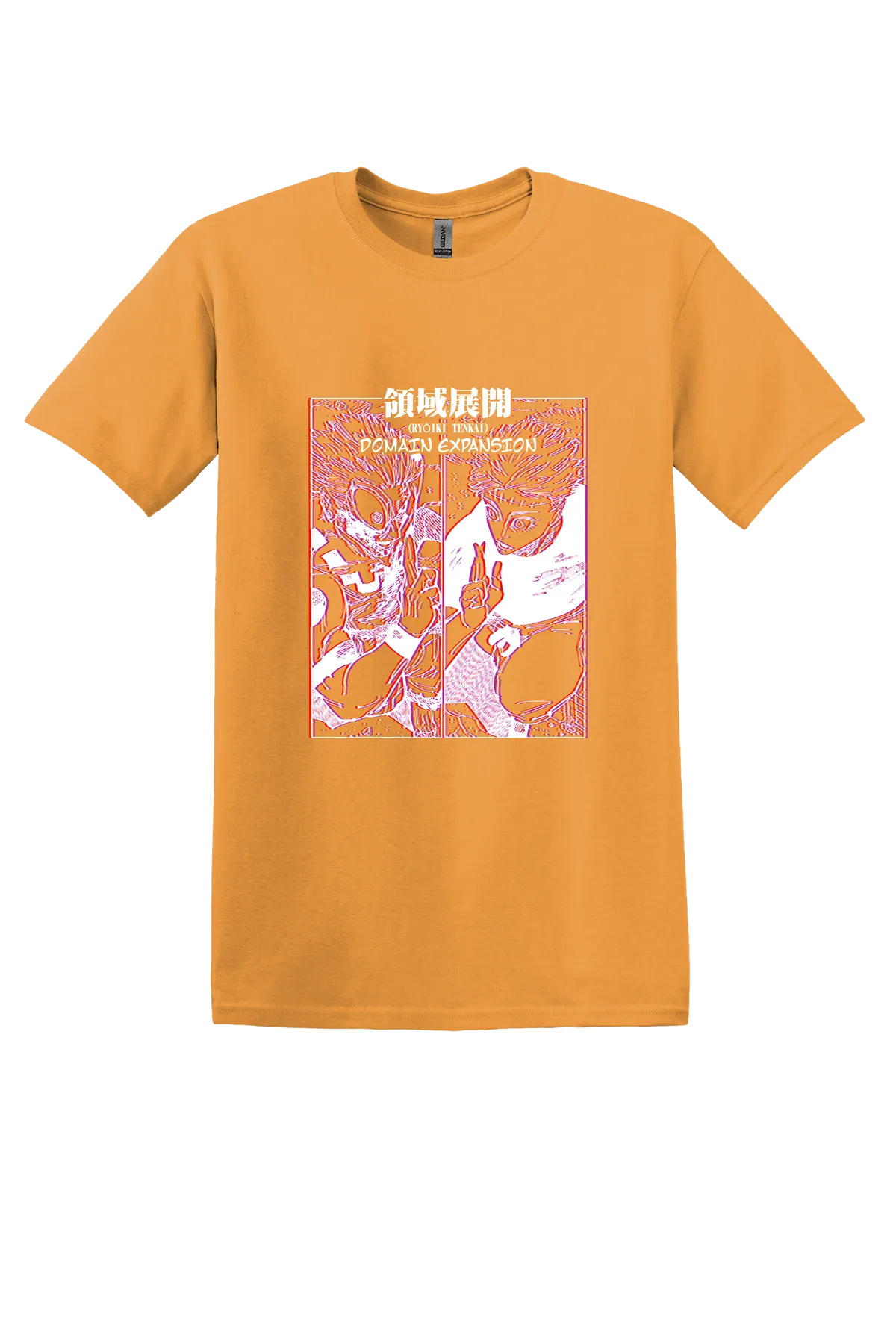 Hunter x Hunter Tee No. 70, Tennessee Orange, front print