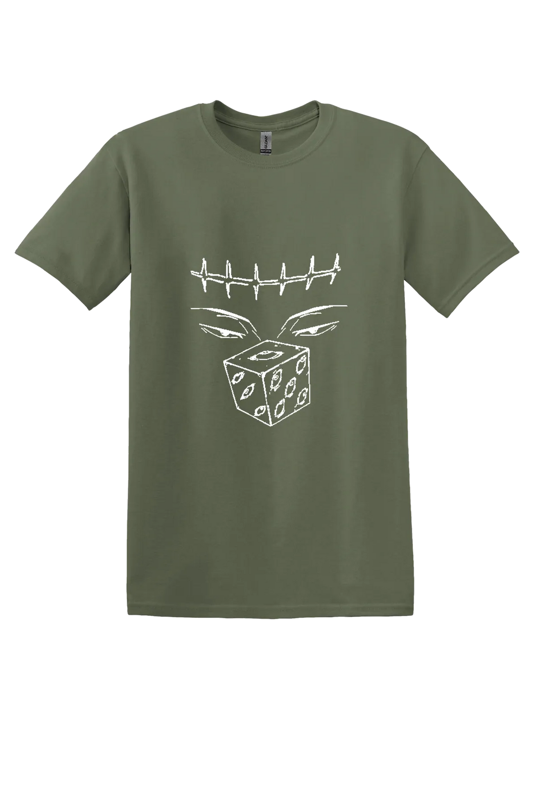 Hunter x Hunter Tee No. 74, Military Green, front print