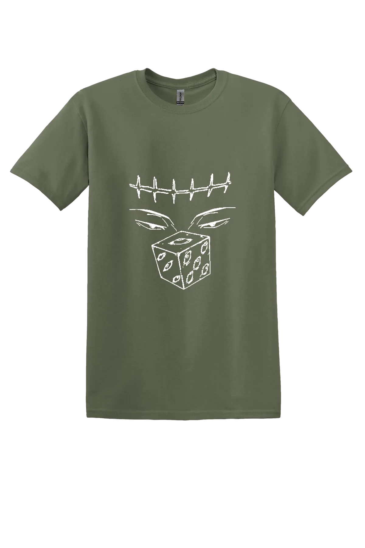 Hunter x Hunter Tee No. 74, Military Green, front print