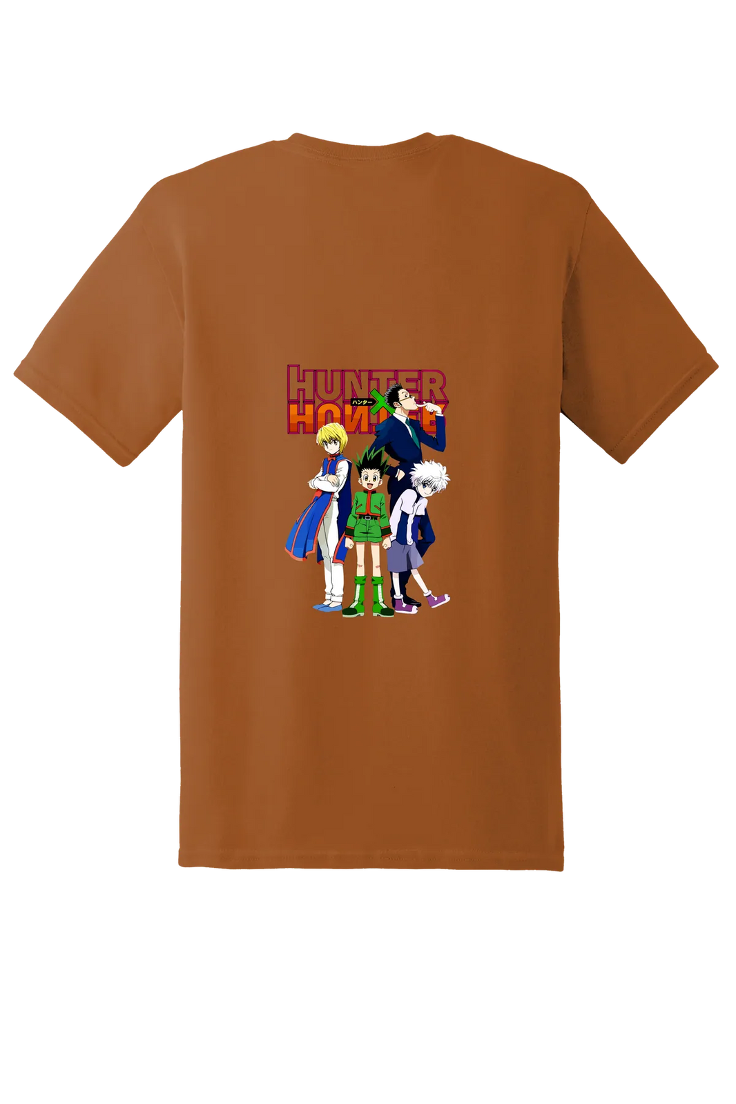 Hunter x Hunter Tee No. 78, Texas Orange, back print