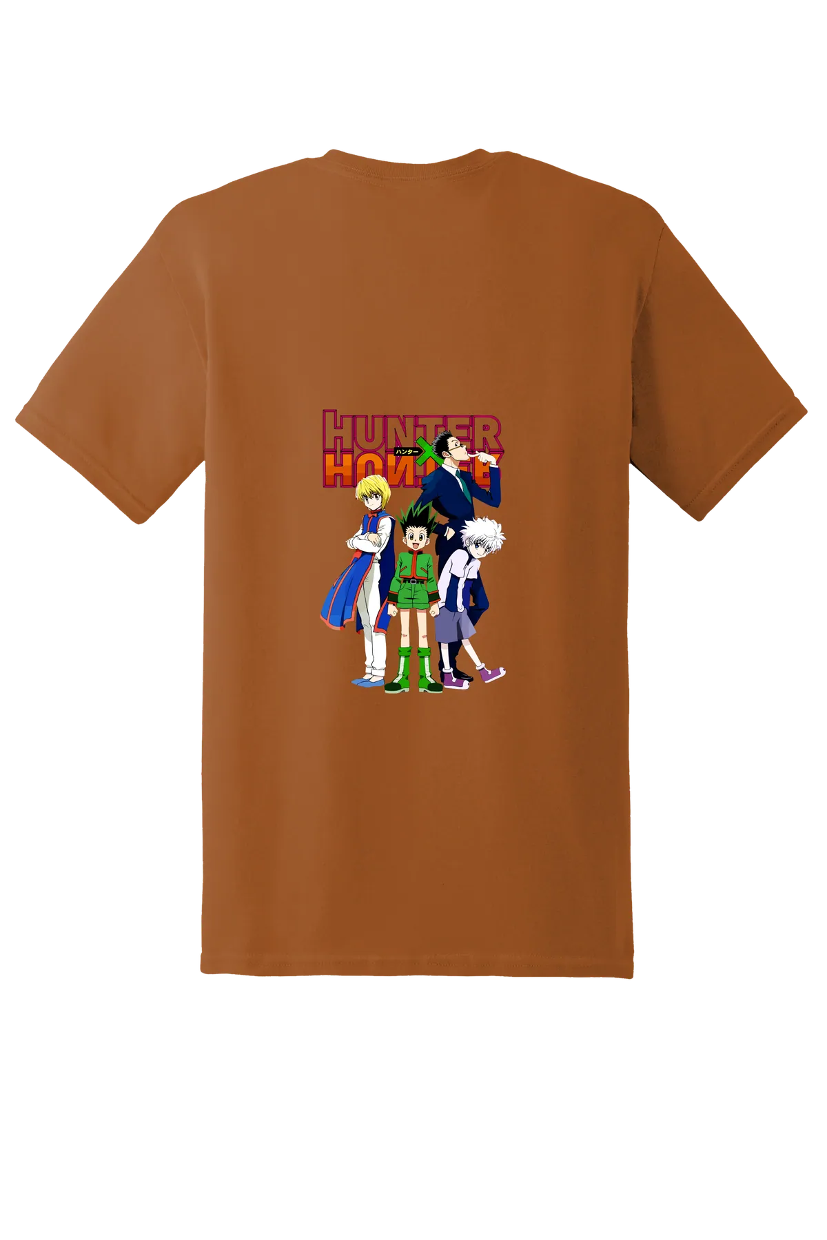 Hunter x Hunter Tee No. 78, Texas Orange, back print