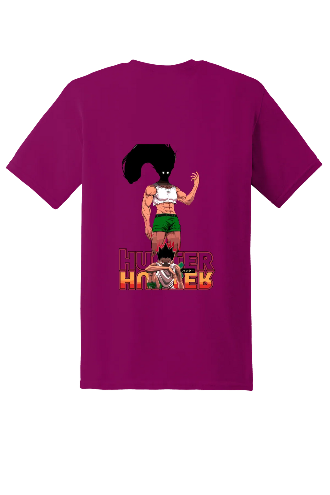 Hunter x Hunter Tee No. 80, Berry, back print