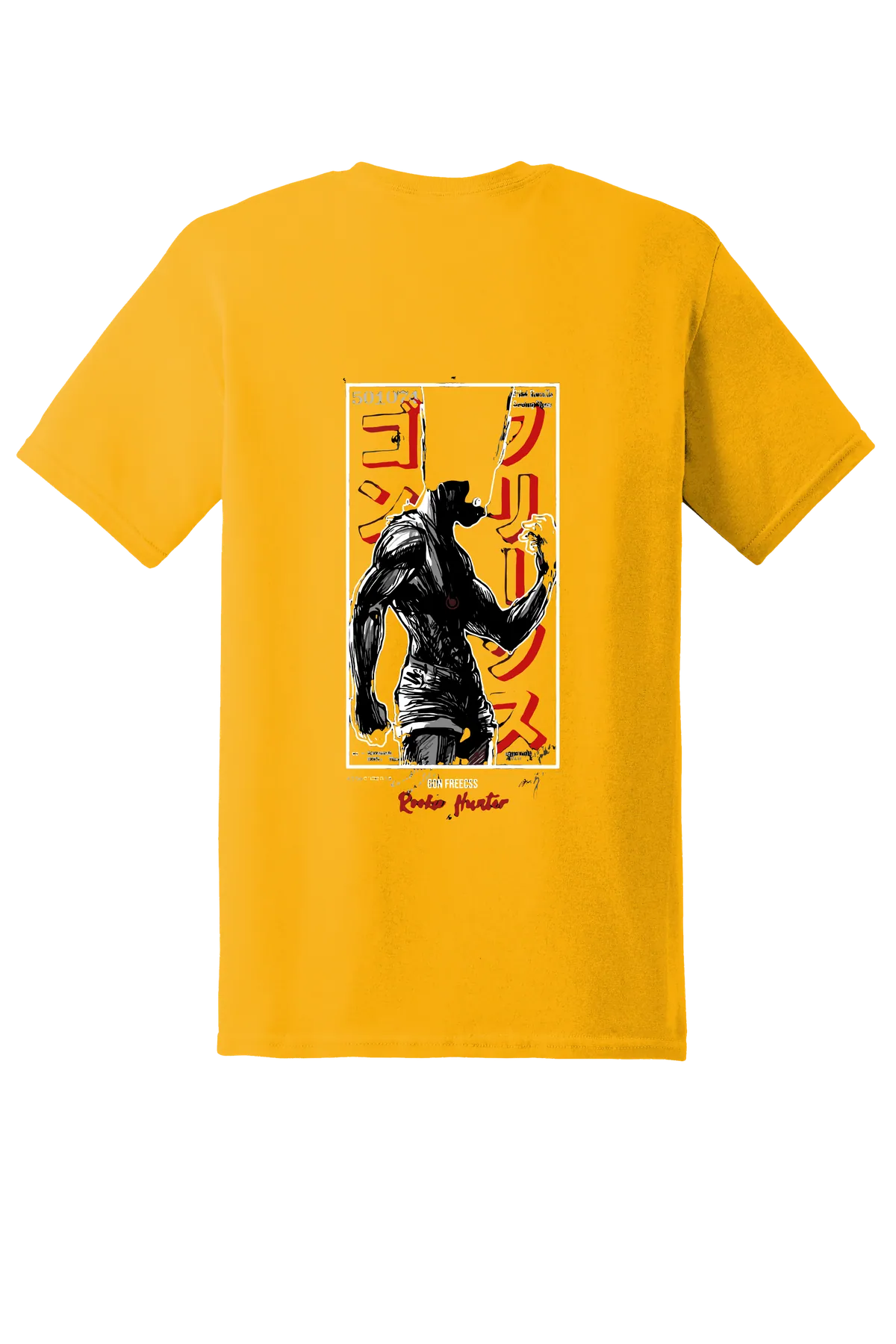 Hunter x Hunter Tee No. 81, Gold, back print
