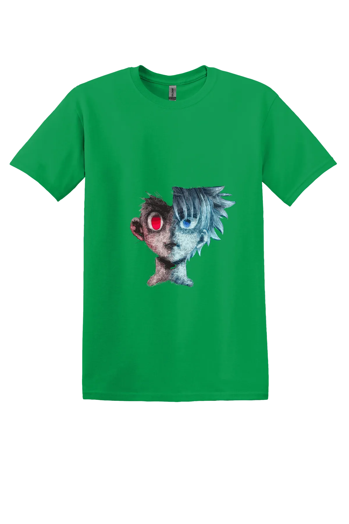 Hunter x Hunter Tee No. 82, Irish Green, front print