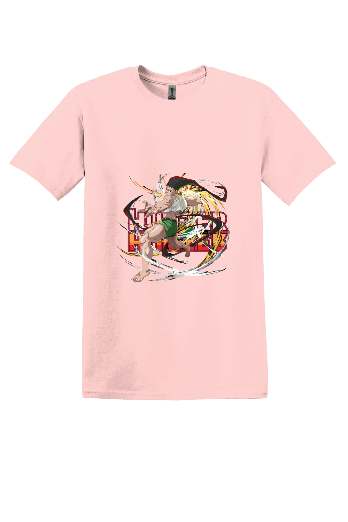 Hunter x Hunter Tee No. 84, Light Pink, front print