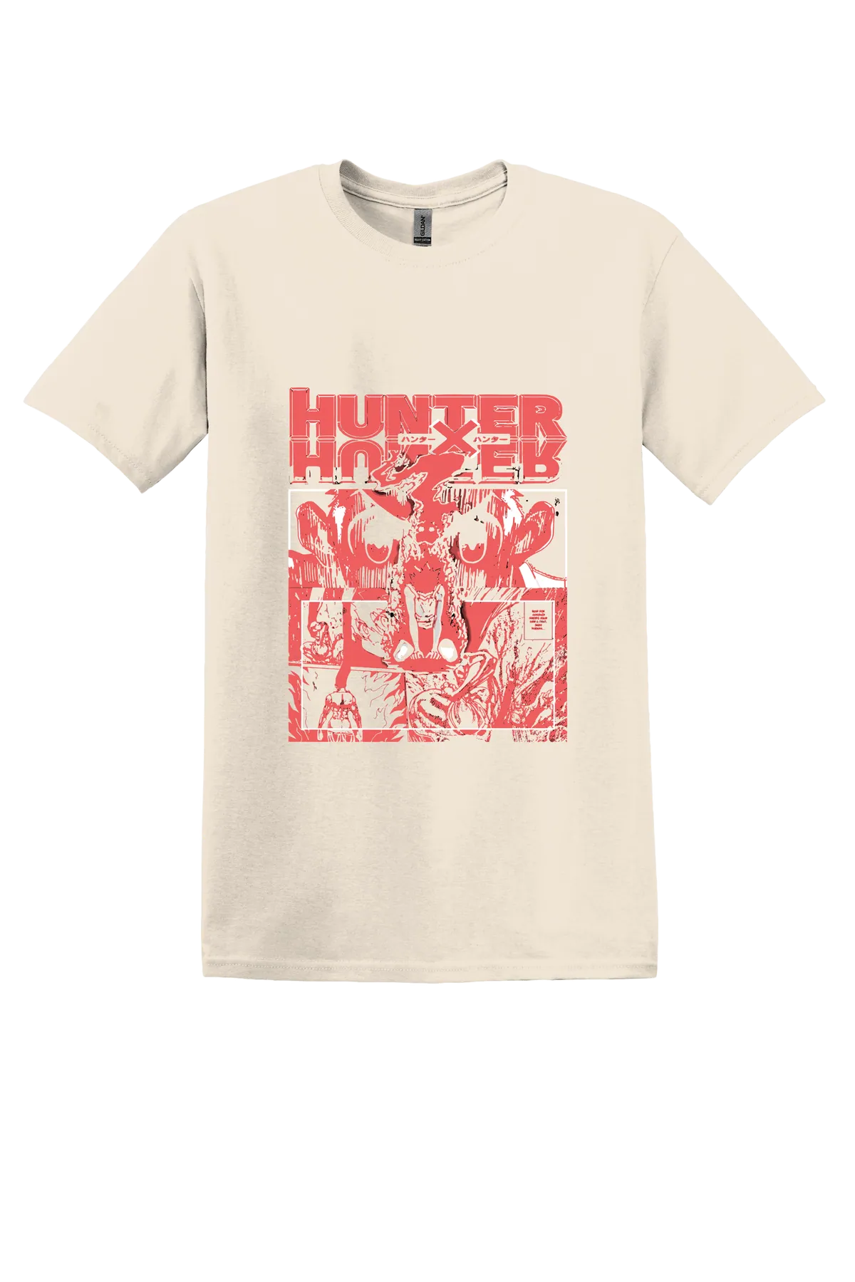 Hunter x Hunter Tee No. 87, Natural, front print