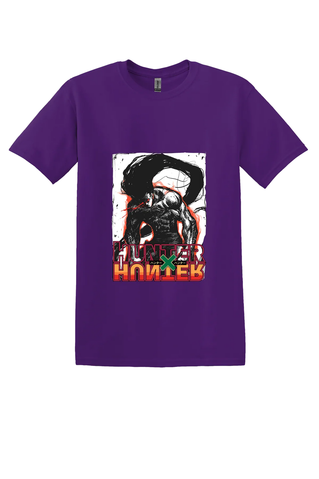Hunter x Hunter Tee No. 96, Purple, front print