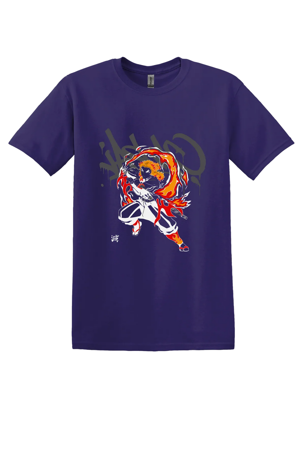Hunter x Hunter Supreme Rengoku Tee, Fan Deep Purple, front print