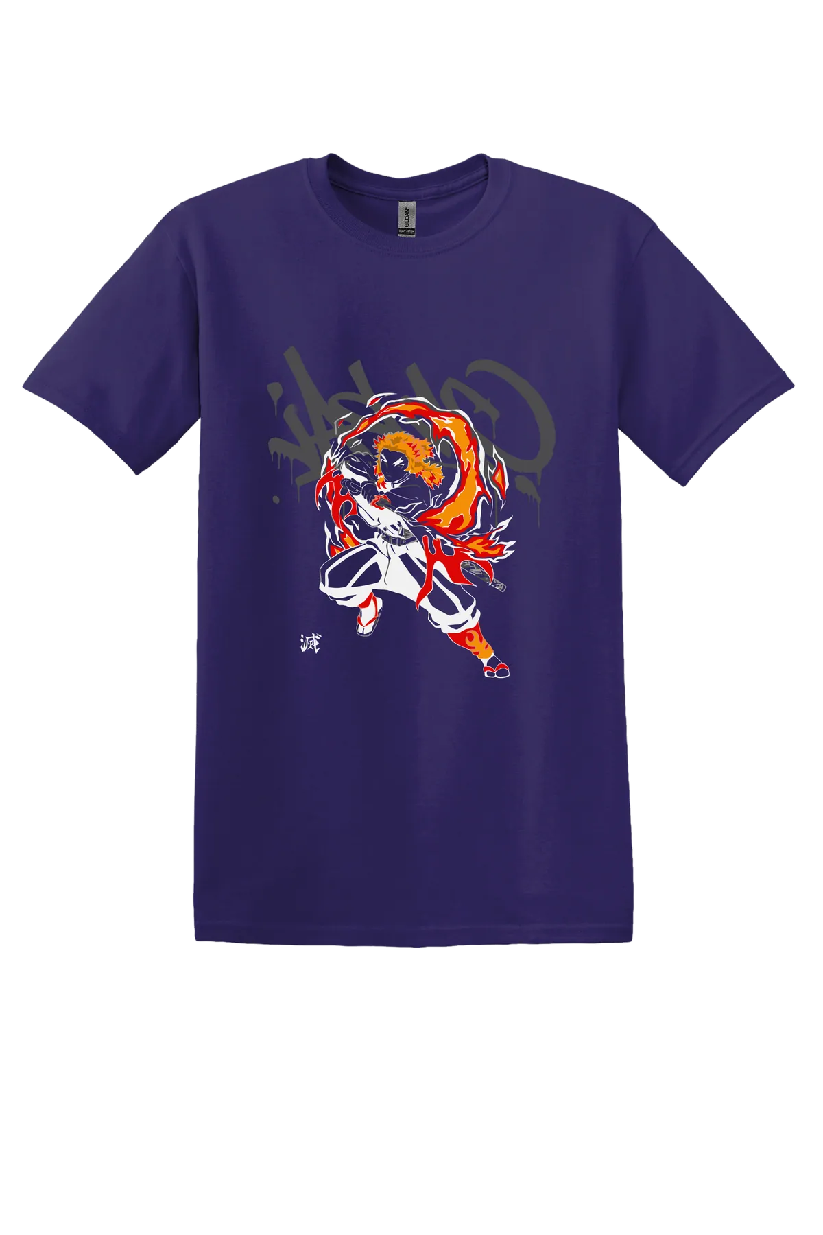 Hunter x Hunter Supreme Rengoku Tee, Fan Deep Purple, front print