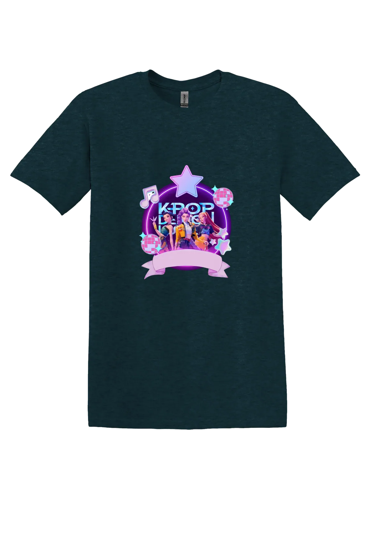 KPop Demon Hunters Tee No. 10, Midnight, front print