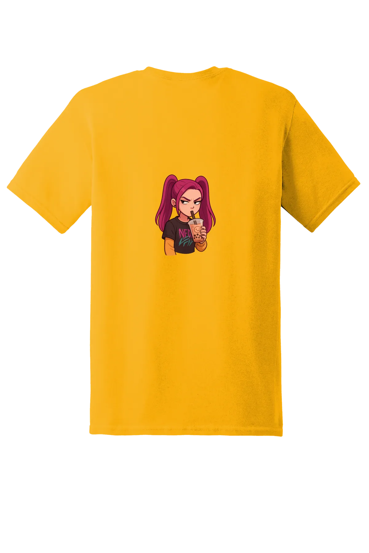 KPop Demon Hunters Tee No. 12, Gold, back print
