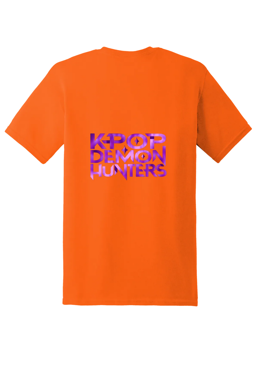 KPop Demon Hunters Tee No. 13, Orange, back print