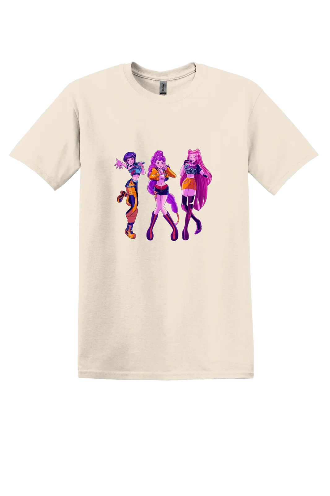 KPop Demon Hunters Tee No. 14, Natural, front print