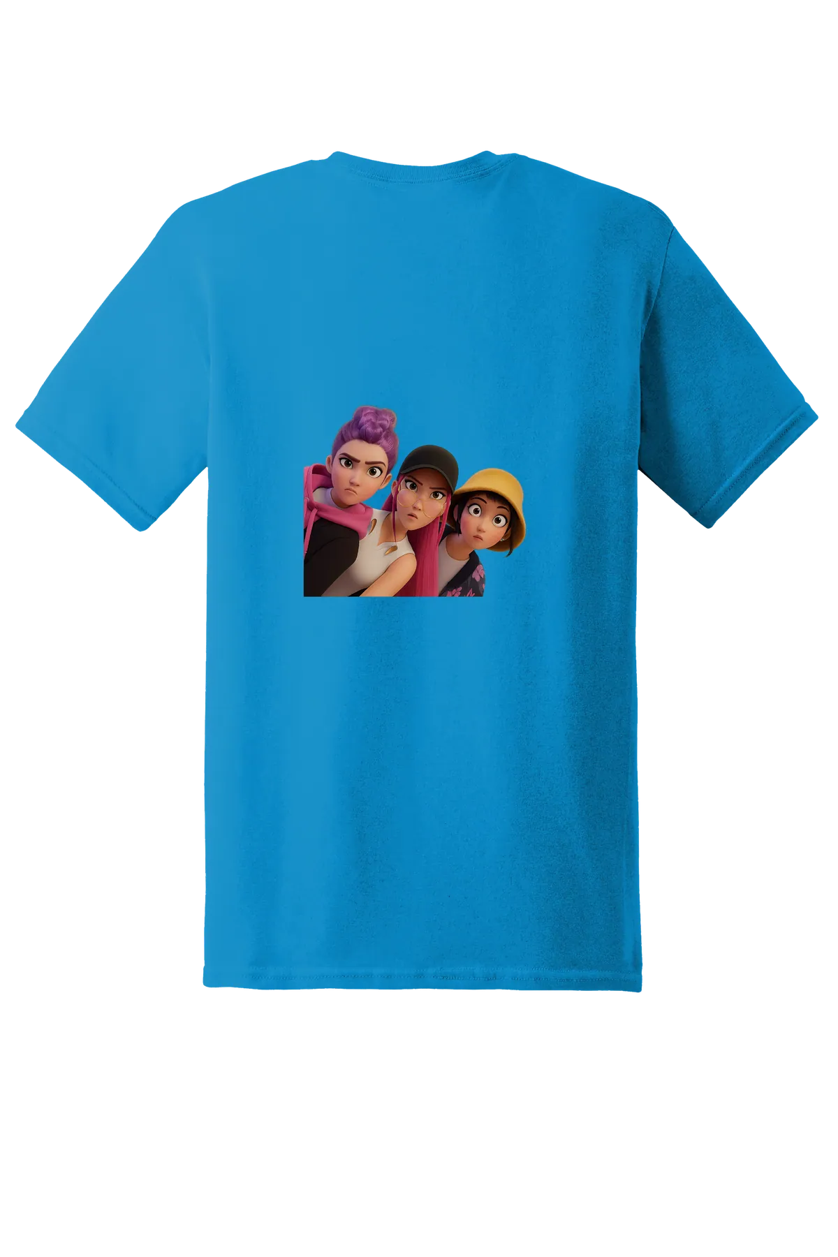 KPop Demon Hunters Tee No. 14, Sapphire, back print