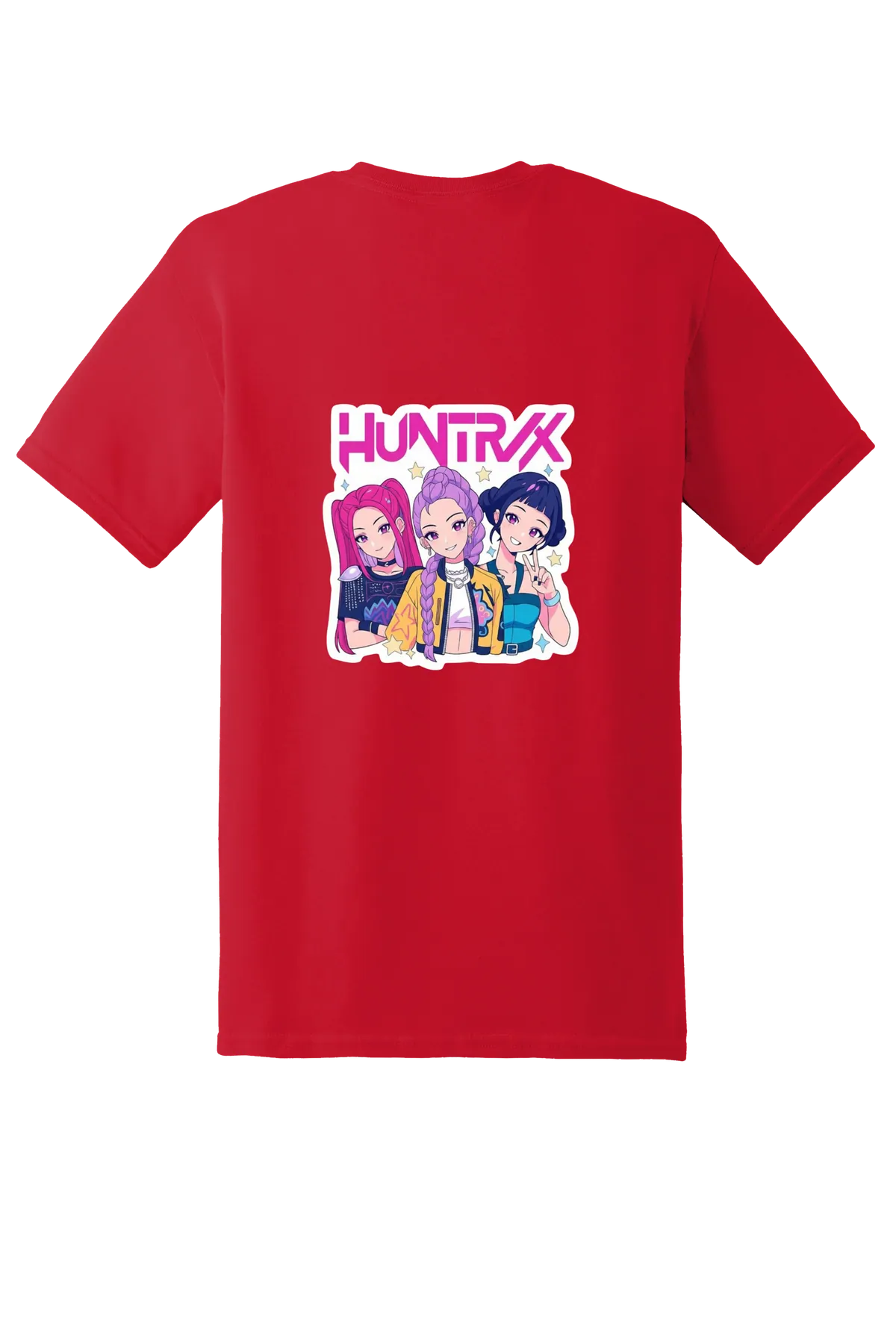 KPop Demon Hunters Tee No. 22, Red, back print