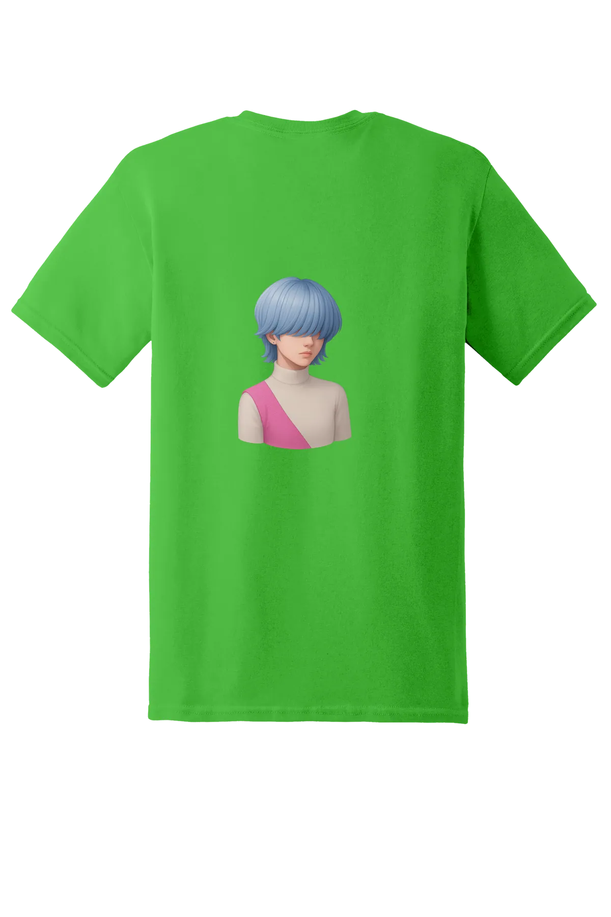 KPop Demon Hunters Tee No. 29, Electric Green, back print