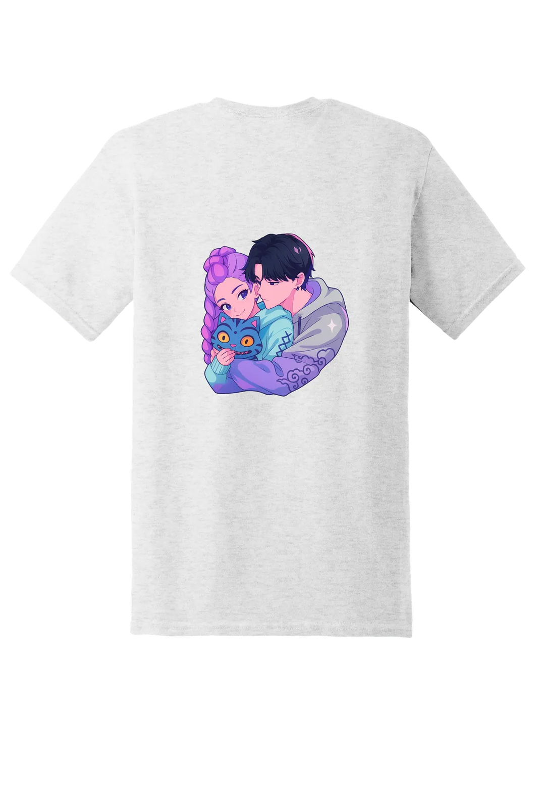 KPop Demon Hunters Tee No. 37, Ash Grey, back print